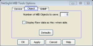 Object Tab