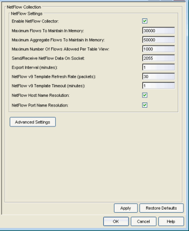 NetFlow Options