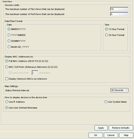 OneView Options