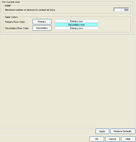 Policy View Options