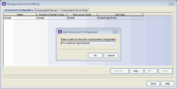 Manage Assessment Settings