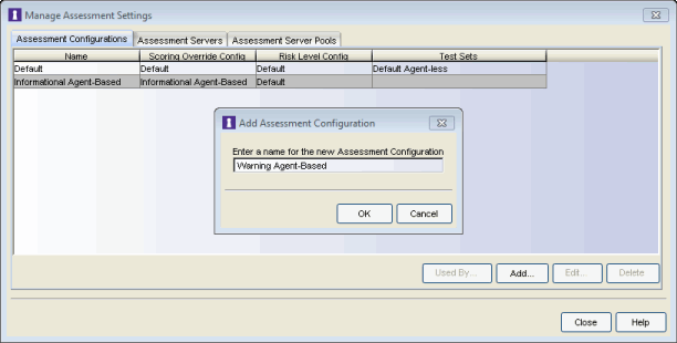 Manage Assessment Settings