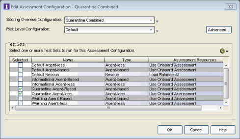 Combined Assessment Configuration