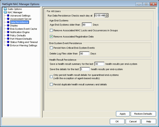 Data Persistence Options