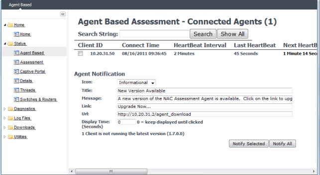 Agent-Based Web Page