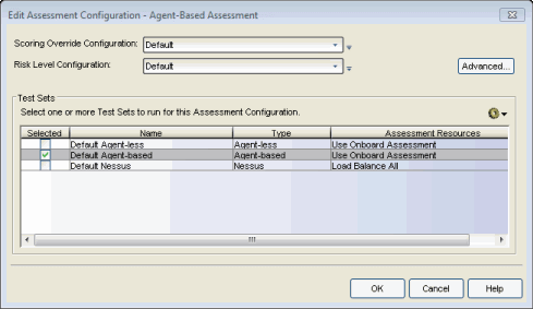 Edit Assessment Configuration